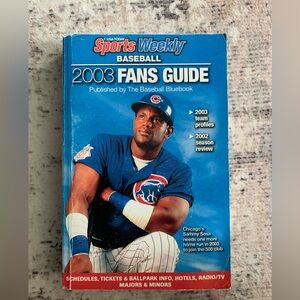 Vintage Sports 2003 Baseball Weekly Fans Guide Book Classic